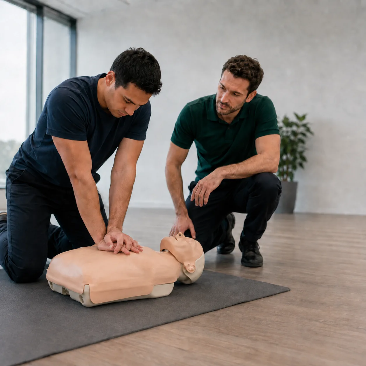 BHV-training met een reanimatiepop