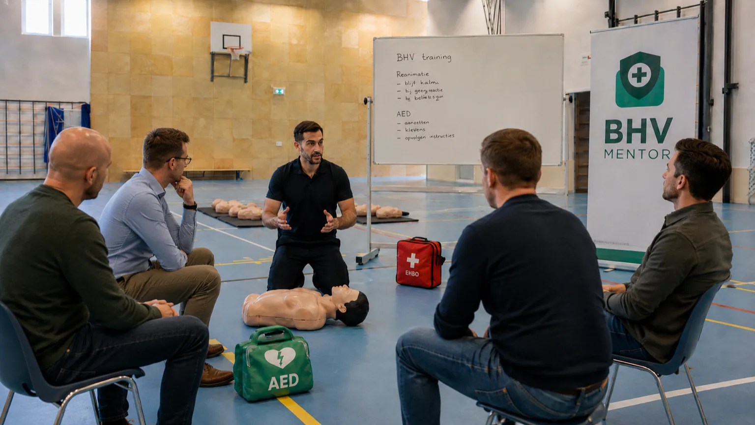 Praktijkgerichte fysieke BHV-training voor bedrijven